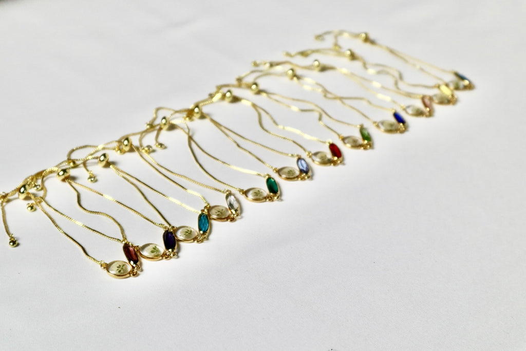 Birthstone Memorial Bracelet