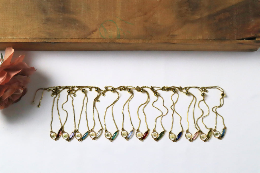 Birthstone Memorial Bracelet