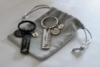 Mom and Dad of an Angel keychain