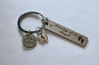 Mom and Dad of an Angel keychain