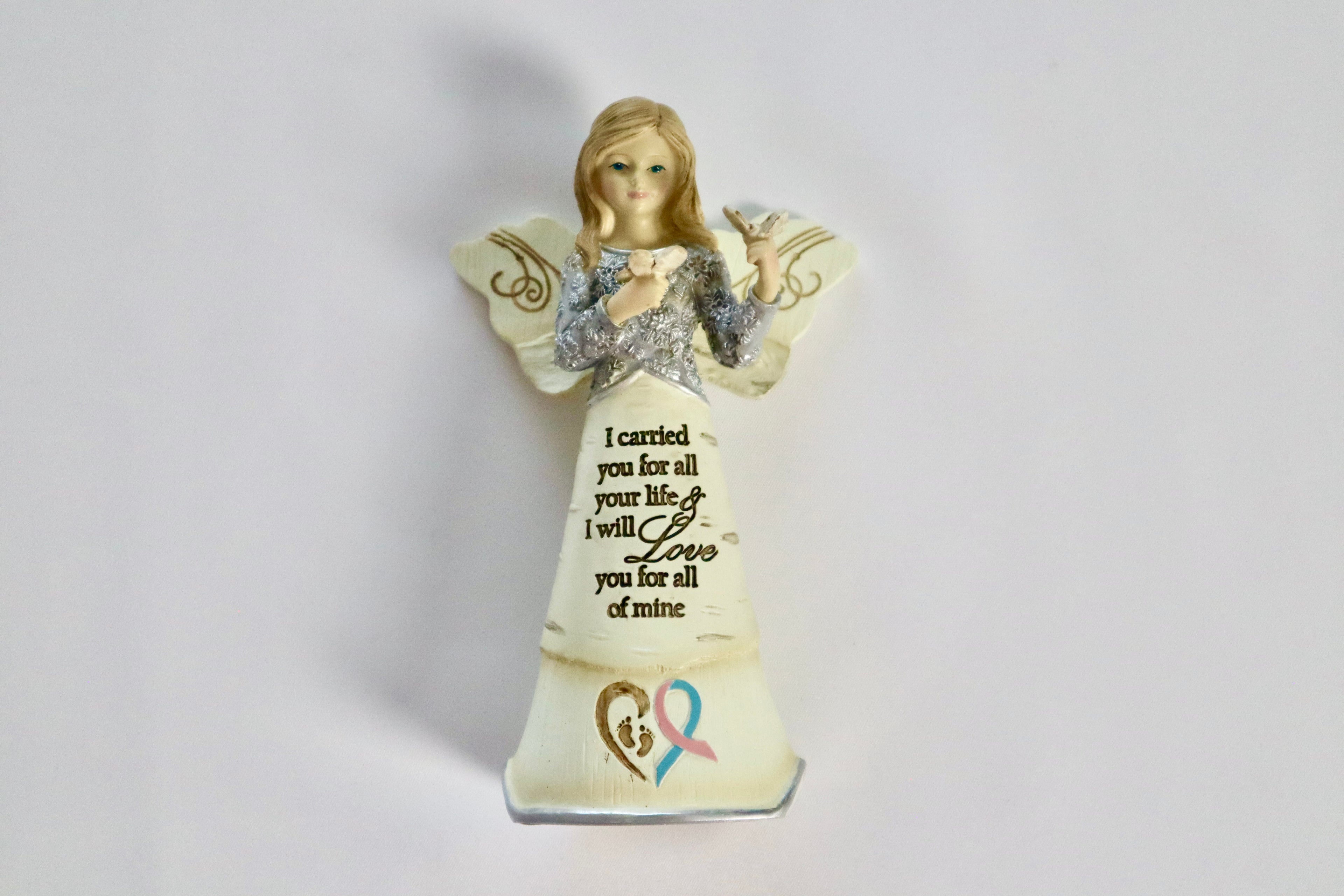 "I Carried You For All Your Life" Angel Statue
